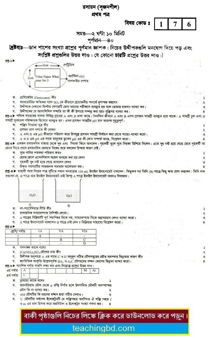 Chemistry Suggestion and Question Patterns of HSC Examination 2015-5